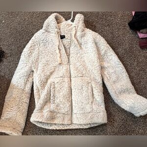 Love Tree Cream Sherpa Jacket
